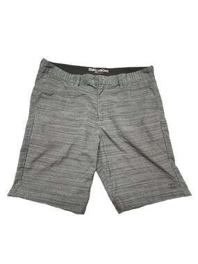 Billabong Mens Submersibles Crossfire Hybrid Shorts Gray Heather Striped